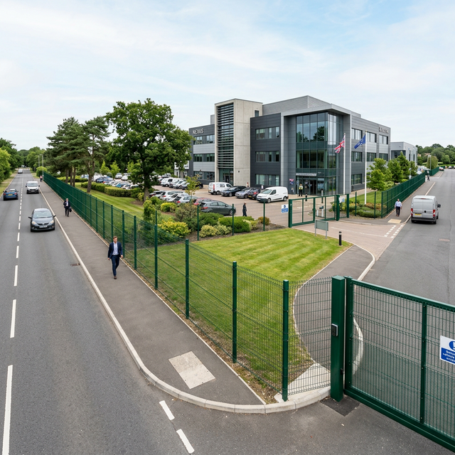 Промышленный 3D забор